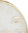 Orë muri Gold Wall Clock, diametër 33 cm, me numra në reliev, ngjyrë ari champagne