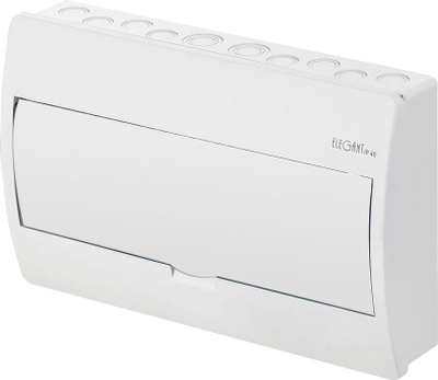 Bord shpërndarës Elektro-Plast Elegant EP-NT 1/12, 12 module, IP40, i bardhë