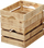 Kuti dekorative Kesper, dru pishe i djegur, set 2 copë, 30x20x15 cm
