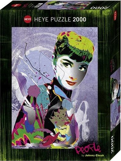 Puzzle Heye Audrey II, 2000 elemente, shumëngjyërshe