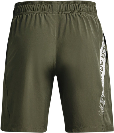 Pantallona të shkurtra sportive Under Armour Armour Woven Graphic për meshkuj, poliester, jeshile