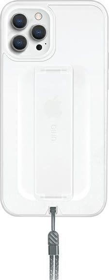 Mbulesë telefoni Uniq Heldro iPhone 12 12 Pro 6.1", rrip FlexGrip, antimikrobiale, e bardhë