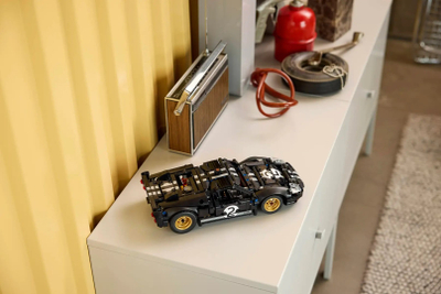 Set lodër LEGO Racing Car 1966 Ford, model ndërtimi, shumëngjyrësh