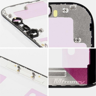 Kornizë LCD MUSTTBY për iPhone 15 Pro, me shirit ngjitës, e zezë