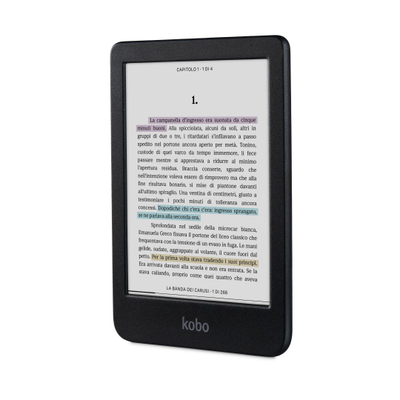 Lexues elektronik Kobo Clara Colour, 6", 16GB, ngjyrë e zezë