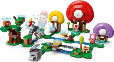 Lego Super Mario Toad Is Looking For The Treasure, 464 elemente