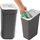 Канта за отпад Curver Ready to Collect, 30L, за рециклирање, темно сива