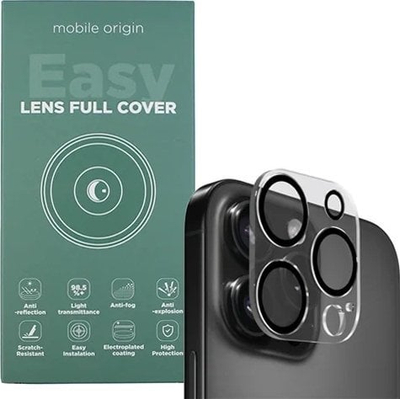 Заштита за камера Mobile Origin Easy Lens Full Cover, за iPhone 13 Pro 13 Pro Max, проѕирна