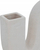 Vazo keramike dekorative Atmosphera Ceramic Vase For One Flower, për një lule, 25x21cm, e bardhë