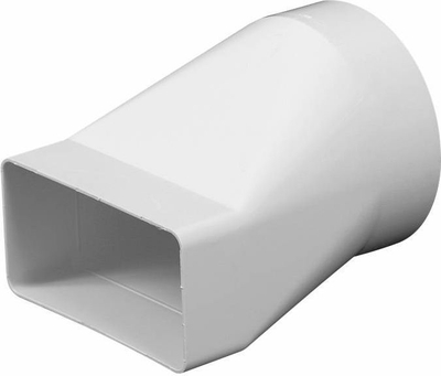 Konektor ventilimi Awenta KP55-20, 55x110mm, Ø100mm, i bardhë