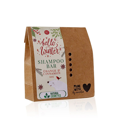 Shampo i ngurtë për flokë Accentra Hello Winter Cinnamon and Orange, 60 g