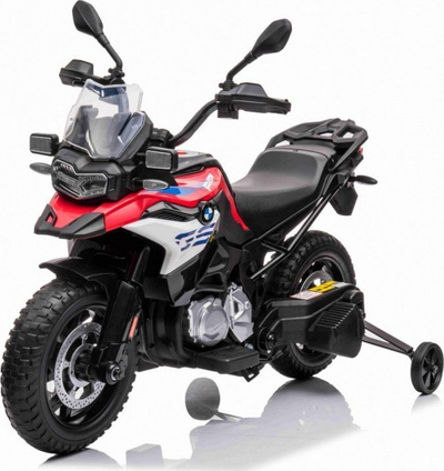 Motoçikletë elektrike për kalamaj BMW F850 GS, 12V, rrota EVA, e kuqe