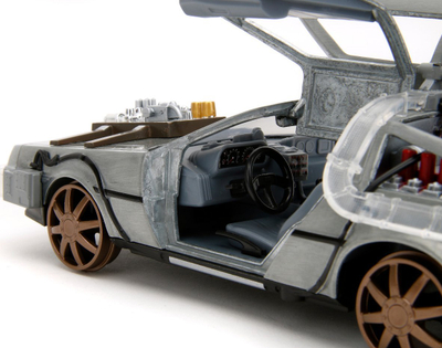 Model makine diecast Jada Toys Back to the Future 3 Time Machine Model 4, 1/24, metalik, gri