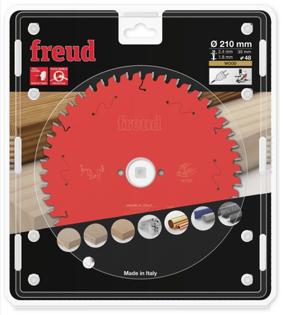 Teh rrethor FREUD F03FS09747, Ø210mm, 48 dhëmbë, për dru