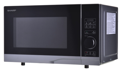 Mikrovalë Sharp YC-PS204AE-S, 20L, 700W, e zezë argjend