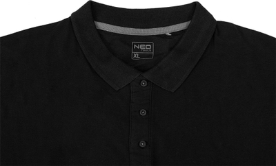 Bluzë polo Neo Denim, pambuk 100%, e zezë, masa M
