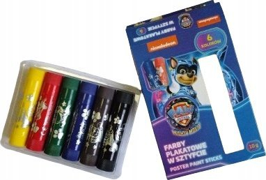 Bojë posteri në shkop St. Majewski PAW Patrol, set me 6 ngjyra, 10g