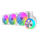 Ftohës Darkflash Liquid Cooler DG360 AIO, 360mm, i bardhë