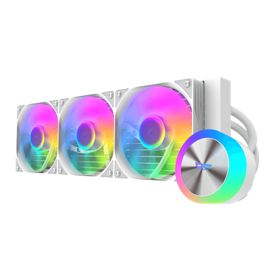 Ftohës Darkflash Liquid Cooler DG360 AIO, 360mm, i bardhë