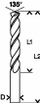 Сет спирални бушилки Bosch HSS G, 6.4mm, 10 парчиња