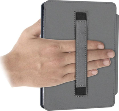 Këllëf me dorezë për Amazon Kindle 10 2019, mbyllje me magnet, ndezje automatike, blu