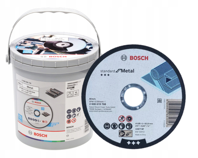 Сет сечачки дискови Bosch Accessories 2608626116, метал, 100 парчиња
