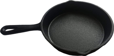 Tigan gize Texas Club 25 cm, me dorezë metal, i zi