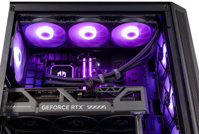 Kompjuter desktop gaming me AMD Ryzen 9 9900X, NVIDIA GeForce RTX 5090 32GB, i zi