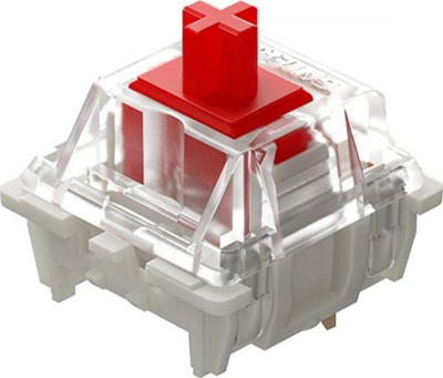 Set switche mekanike Ducky Kailh Box Red, linear, 110 copë, të kuqe