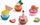 Set lodrash Hape Cupcakes, 18 copë, mbi 3 vjeç, shumëngjyrësh