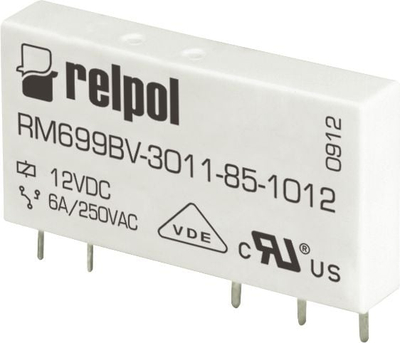 Rele miniaturë Relpol RM699BV-3011-85-1060, 1P kalim, montim në PCB