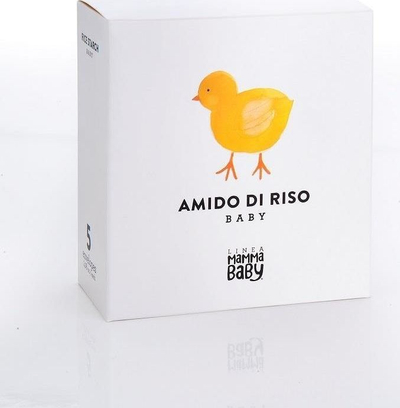 Pastrues banjoje për bebe Linea Mamma Baby Amido di Riso, niseshte orizi, 5 qese 30g