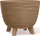 Vazo me lule Prosperplast FURU ECO WOOD Naturo, 39.5cm, 26L, ngjyrë dru natyral