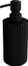 Dispenser sapuni Allstar Balm Black, plastik, 18cm, i zi mat