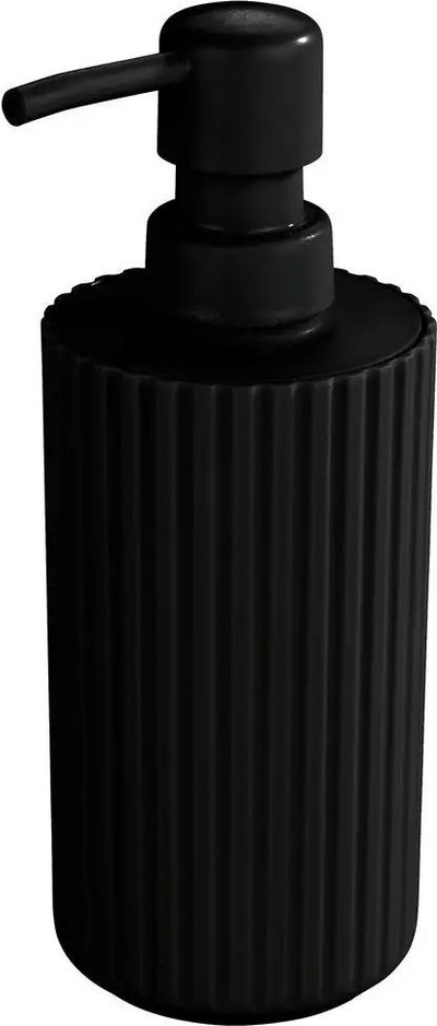 Dispenser sapuni Allstar Balm Black, plastik, 18cm, i zi mat