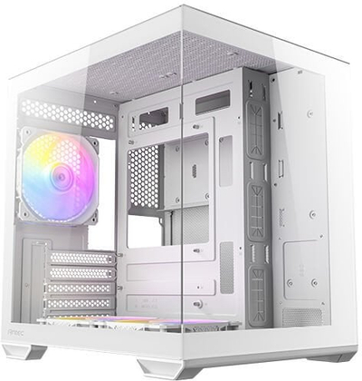 Kuti kompjuteri Antec CX60M ARGB, Micro ATX Mini Tower, xham i temperum, e bardhë
