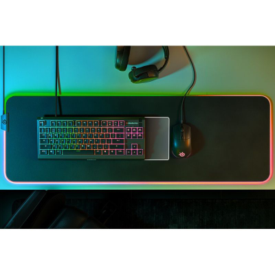 Tastierë gaming SteelSeries Apex 3 TKL, RGB, IP32, e zezë