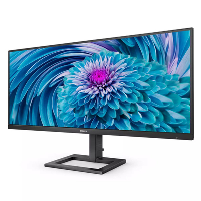 Монитор Philips 346E2LAE, 34", UWQHD 3440x1440, 100Hz, црн