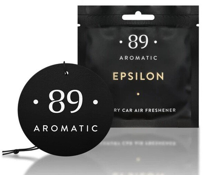 Freskues makinë 89 Aromatic Epsilon, prej letre, mban erë deri 20 ditë, i zi