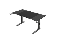 Tryezë gaming Genesis Holm Modular 140, 140 x 75cm, lartësi e rregullueshme, e zezë