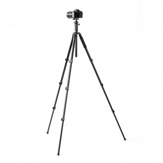 Tripod fotografik Fotopro A5i FPH-55QS, kokë sferike, alumini, i zi