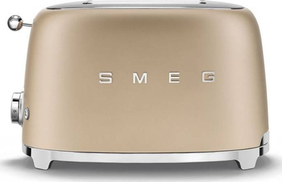 Toster Smeg TSF01, 2 feta, 6 shkallë pjekjeje, champagne matt