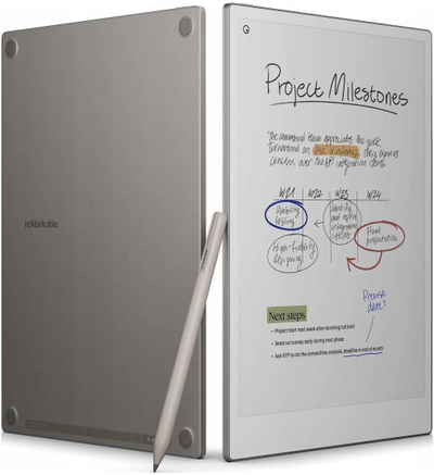 Tablet reMarkable Paper Pro 11.8, Marker Pen Plus, 6 maja rezervë, i bardhë