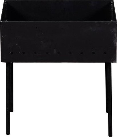 Grill me qymyr DM Grill GR-007, trup metalik 2mm, 35x22x33cm, i zi