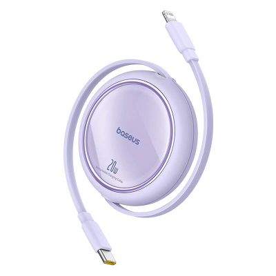Kabllo USB Baseus Free2Pull USB-C në iP 20W 1m (purple)