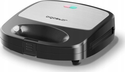 Апарат 3‑во‑1 Aigostar Wafer, 800W, заменливи нелепливи плочи, црн
