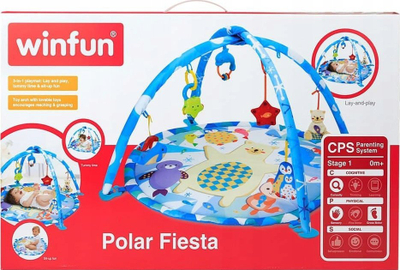 Tapet loje për bebe COLOR BABY, stof i butë, me shumë ngjyra