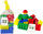 Lodra me blloqe ndërtimi K3 Small Construction Blocks, 30 copa, 57 mm, me ngjyra