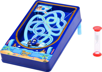 Lojë tavoline Treasure Hunt GR0504, labirint me top metalik, 23.5 x 14.5 cm, blu