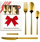 Set lugësh KULIG Piano, 24 copë, metal, ngjyrë ari me shkëlqim